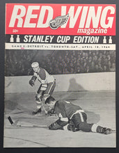 Load image into Gallery viewer, 1964 Detroit Olympia Stanley Cup Program Red Wings Toronto Maple Leafs Hockey
