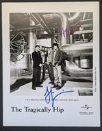 1998 The Tragically Hip Universal Music Signed Autograph Vintage Publicity Photo