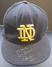Load image into Gallery viewer, Coach Charlie Weis Signed Autographed Notre Damn Fighting Irish Football Hat
