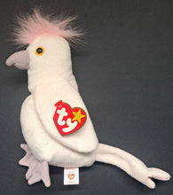 Load image into Gallery viewer, Ty Beanie Babies KuKu White Cockatoo Error Tag Version Plush Toy Vintage
