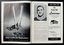 Load image into Gallery viewer, 1963 Boston Garden Program Toronto Maple Leafs Boston Bruins NHL Vintage
