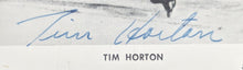 Load image into Gallery viewer, 1960s Tim Horton Signed Toronto Maple Leafs Issued Postcard Autographed NHL JSA
