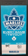 2012-13 Toronto Marlies Full Season Unused Ticket Booklet American Hockey League