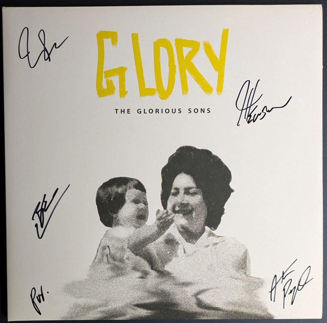 2023 The Glorious Sons Band Autographed Record Album Cover Signed JSA