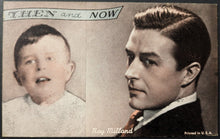 Load image into Gallery viewer, 1950s Mutoscope Arcade Vintage Hollywood Then &amp; Now Exhibit Cards x7 Postcards
