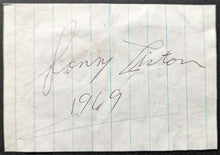 Load image into Gallery viewer, Sonny Liston Autographed Signed Cut Vintage Heavyweight Champion Boxing JSA LOA
