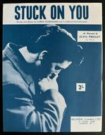 1960 Elvis Presley Sheet Music Stuck On You Aaron Schroeder J. Leslie McFarland
