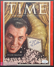 Load image into Gallery viewer, Ed Sullivan Autographed Signed Time Magazine Cover JSA VTG Celebrity Television
