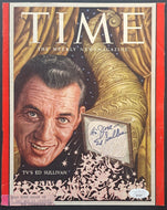 Ed Sullivan Autographed Signed Time Magazine Cover JSA VTG Celebrity Television