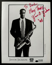 Load image into Gallery viewer, 1995 Javon Jackson Autographed Signed Jazz Musician Photo Vintage Music
