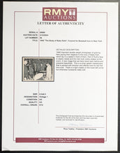 Load image into Gallery viewer, 1948 Babe Ruth Funeral Type 1 Photo Silver Gelatin Open Casket RMY Auction LOA
