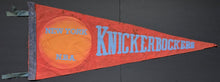 Load image into Gallery viewer, 1950s New York Knickerbockers Vintage NBA Basketball Pennant Banner
