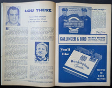 Load image into Gallery viewer, 1962 Maple Leaf Gardens Wrestling Sports Magazine Program Vintage
