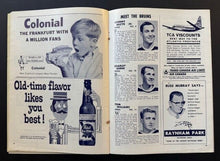 Load image into Gallery viewer, 1962 Boston Bruins Vs New York Rangers National Hockey League Game Program Vtg

