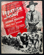 1938 Theatre Serial - Frontier Scout Publicity Magazine Vintage Movies