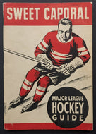 1939/40 Sweet Caporal Cigarettes Major League Hockey Guide Vintage NHL