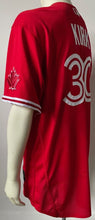 Load image into Gallery viewer, 2021 Alejandro Kirk Toronto Blue Jays Team Issued Worn Red Jersey MLB Nike Holo

