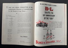 Load image into Gallery viewer, 1961 Indy 500 50th Anniversary Vintage Racing Program A.J. Foyt Bignotti-Bowes
