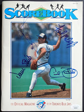 Load image into Gallery viewer, Toronto Blue Jays Multi Autographed MLB Program Cover x4 Ward McGriff + JSA COA
