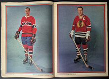 Load image into Gallery viewer, 1966 Weekend Magazine NHL All Stars Photos Howe Mikita Hull Pilote Hall Hockey
