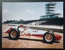 Load image into Gallery viewer, 1963 A.J. Foyt Photo At Indianapolis Motor Speedway Indy 500 Vintage Racing
