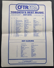 Load image into Gallery viewer, 1988 Toronto 680 AM Radio Music Charts Elton John INXS Whitesnake Rock &amp; Roll
