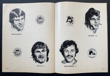 Load image into Gallery viewer, 1975 WHA 3rd Annual All Star Game Program At Edmonton Coliseum World Hockey
