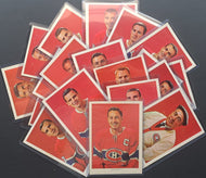 1963/1964 Chex Cereal Series 1 Photos x20 Montreal Canadiens Team Set Beliveau