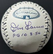 Don Larsen Autographed 2008 All-Star Game Yankees Stadium Signed Baseball COA