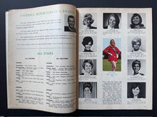 Load image into Gallery viewer, 1968 Grey Cup Program Ottawa Rough Riders Calgary Stampeders Vic Washington Vtg
