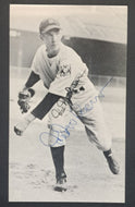 Vintage Hal Newhouser Signed Autographed McCarthy Baseball Player Postcard