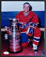 Load image into Gallery viewer, Signed Autographed Photo Montreal Canadians Boom Boom Geoffrion JSA Vintage NHL
