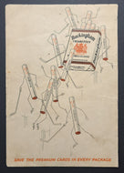 Circa 1920s Buckingham Cigarettes Vintage Hockey Themed Advertisement Tobacciana