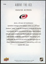 Load image into Gallery viewer, David Ayres Autographed Card + Full Game Ticket iCert Signed Zamboni Driver NHL
