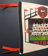 Load image into Gallery viewer, 1964 Vintage Detroit Tigers Full Team Picture Pennant MLB Memorabilia
