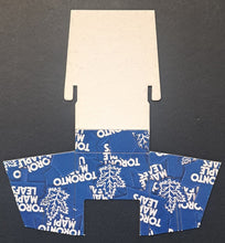 Load image into Gallery viewer, 1980s Toronto Maple Leafs Pocket Schedule Holder Hockey NHL Unused Vintage

