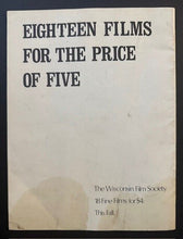 Load image into Gallery viewer, 1971 Film Review Publication The Velvet Light Trap Review Of Cinema Edition Vtg
