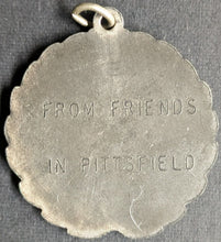 Load image into Gallery viewer, Early 1900s Pittsfield Massachusetts Vintage Engraved Hockey Medal
