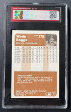 Load image into Gallery viewer, 1983 Fleer MLB #179 Wade Boggs Boston Red Sox Baseball Card KSA Vintage
