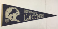 1967 Detroit Lions NFL Football Pennant Vintage Michigan Sports Full Size