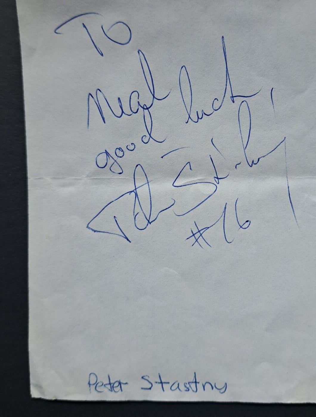 Peter + Anton Stastny Brothers Signed Autographed Sheet NHL Vtg Hall Of Fame