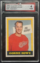 Load image into Gallery viewer, 1969-1970 O-Pee-Chee Gordie Howe Mr. Hockey Detroit Red Wings Slabbed KSA 4 VGE
