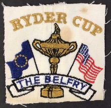 Load image into Gallery viewer, 1985 Official Ryder Cup The Belfry Europe vs USA Vintage Logo Golf Patch

