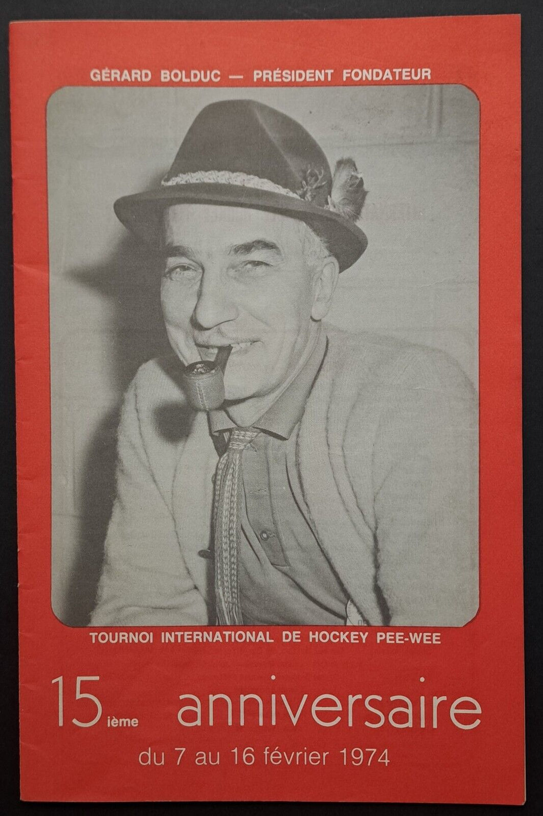 1974 Quebec Pee-Wee Tournament Program Featuring Wayne Gretzky And Paul Coffey