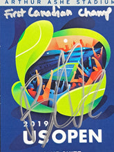 Load image into Gallery viewer, 2019 US Open Signed Finals Ticket Bianca Andrescu Serena Williams LOA WTA
