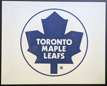 Load image into Gallery viewer, 1980s Toronto Maple Leafs Logo Plastic Sign Vintage Hockey NHL
