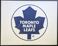 1980s Toronto Maple Leafs Logo Plastic Sign Vintage Hockey NHL