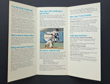 Load image into Gallery viewer, 1980 Toronto Blue Jays Signed Autographed Dave Stieb Ticket Brochure MLB Vtg
