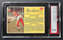 Load image into Gallery viewer, 1963 Post Cereal CFL #25 Russ Jackson Ottawa Rough Riders Football Card Vintage

