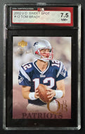 2002 Upper Deck #12 Tom Brady NFL Football Card KSA 7.5 NM+ New England Patriots